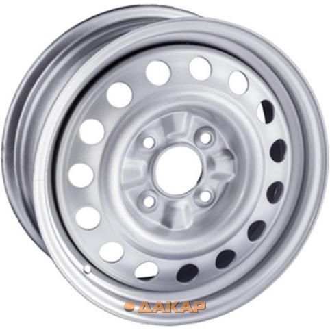 диски Trebl X40001 6x16 4*100 ET52 DIA54.1 Silver Штампованный