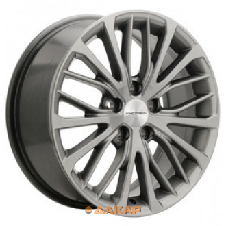 диски Khomen KHW 1705 7x17 5*114.3 ET45 DIA60.1 G-Silver Литой