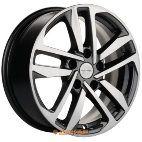 диски Khomen KHW 1612 6.5x16 5*114.3 ET40 DIA66.1 Gray-FP Литой