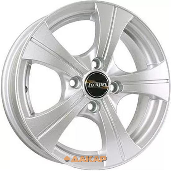 диски Tech Line 410 5.5x14 4*100 ET43 DIA60.1 SL Литой