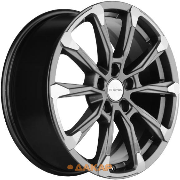 диски Khomen KHW 1808 7.5x18 5*110 ET40 DIA67.1 Gray-FP Литой