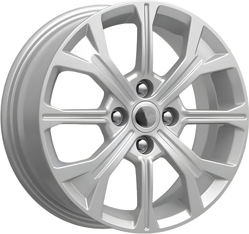 диски Диск литой КиК KC-945 (Lada Vesta) Сильвер 6j-15 4х100 ET50 DIA60.1 Реплика