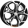 диски Khomen KHW 1702 7x17 5*114.3 ET48 DIA67.1 Black-FP Литой