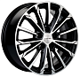 диски Диск литой Khomen Wheels KHW-1611 ( 16_ZV Focus) BLACK-FP 6.5j-16 5x108 ET50 DIA63.35