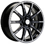 диски Диск литой Khomen Wheels KHW-1707 (Lada Granta) BLACK-FP 6.5j-17 4x98 ET38 DIA58.6