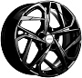 диски Khomen KHW 1716 7x17 5*110 ET40 DIA67.1 Black Литой