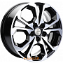 диски Khomen KHW 1711 6.5x17 5*114.3 ET40 DIA64.1 Black-FP Литой