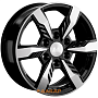 диски LS 1301 7.5x17 6*139.7 ET30 DIA106.1 BKF Литой