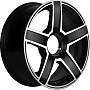 диски Khomen KHW 1614 6.5x16 5*139.7 ET40 DIA98.5 Black-FP Литой
