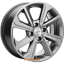диски Khomen KHW 1501 6x15 4*100 ET37 DIA60.1 Gray Литой