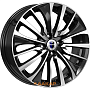 диски K&K Flanker 6.5x17 4*100 ET45 DIA67.1 Алмаз черный Литой