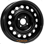 диски Trebl 9507 6x16 4*100 ET40 DIA56.6 Black Штампованный