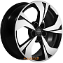диски Khomen KHW 1724 7x17 5*114.3 ET45 DIA67.1 Black-FP Литой