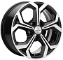 диски Khomen KHW 1606 6.5x16 5*108 ET50 DIA63.3 Black-FP Литой