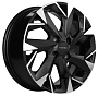 диски Диск литой Khomen Wheels KHW-1402 (ZV Corolla/X-Ray/Logan) Black-FP 5.5j-14 4*100 et43 dia60.1