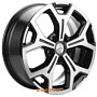 диски Khomen KHW 1710 7x17 5*108 ET33 DIA60.1 Black-FP Литой