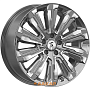 диски K&K Humber 8x20 5*108 ET46 DIA63.3 Diamond gloss graphite Литой