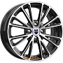 диски K&K Меандр 6x16 4*100 ET50 DIA60.1 Алмаз черный Литой