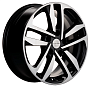 диски Диск литой Khomen Wheels KHW-1612 (Mazda3/ix35) Black-FP 6.5j-16 5*114.3 et45 dia67.1